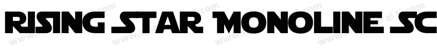 Rising Star Monoline Script字体转换